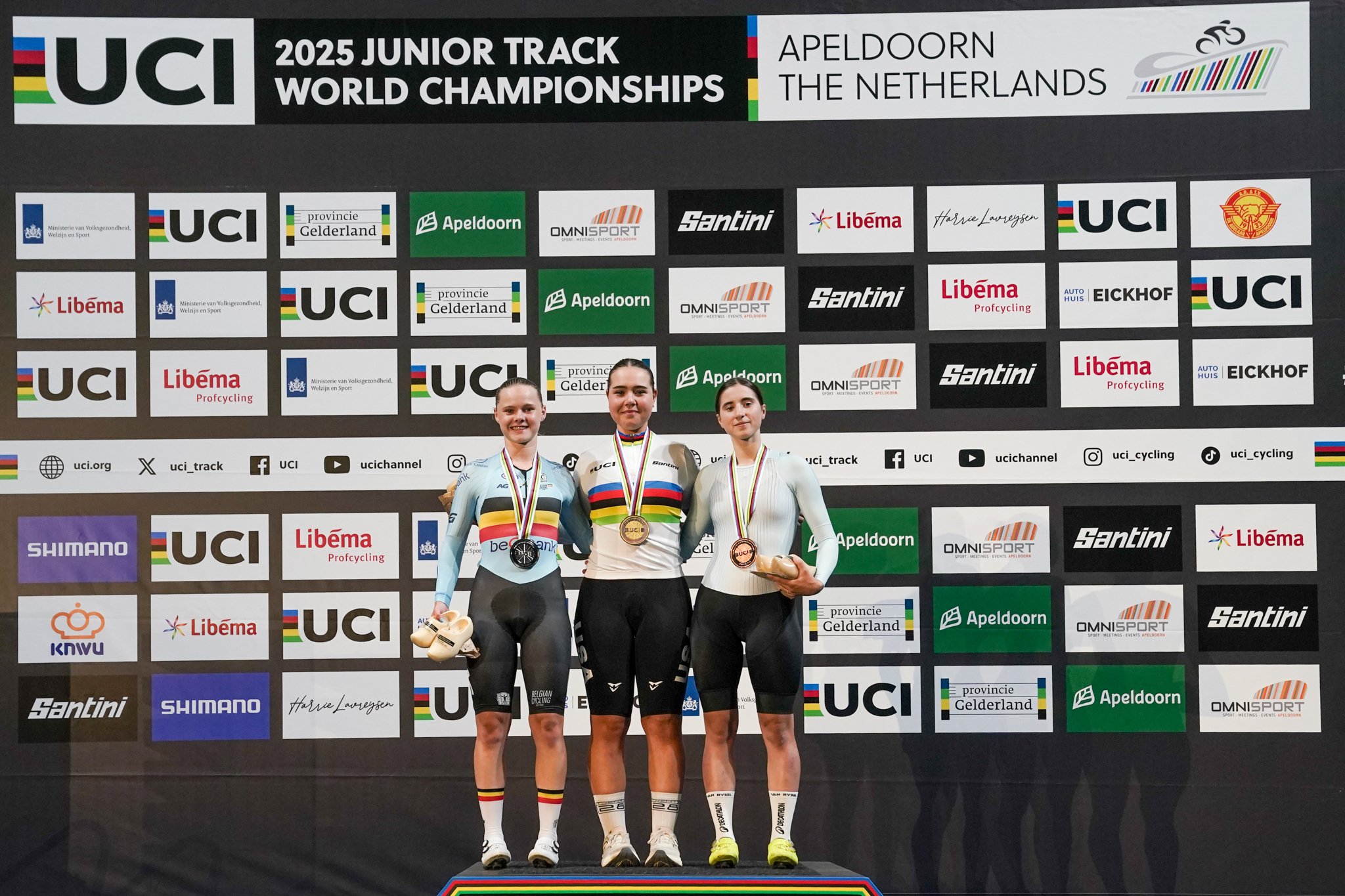 Podium scratch WK V Junioren 2025 03121